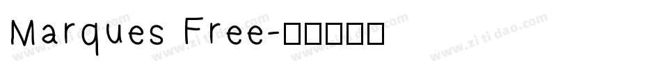 Marques Free字体转换